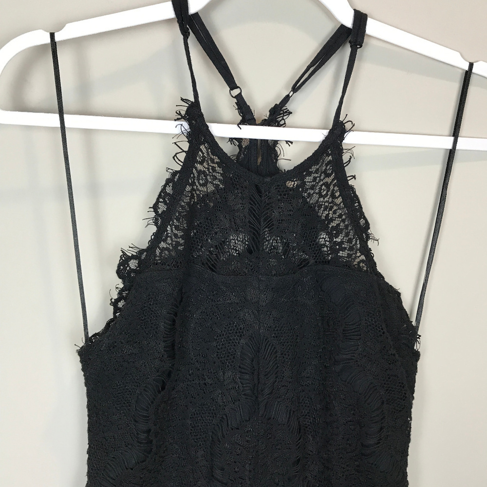 Intimately Free People Black Lace Dress Sz XS